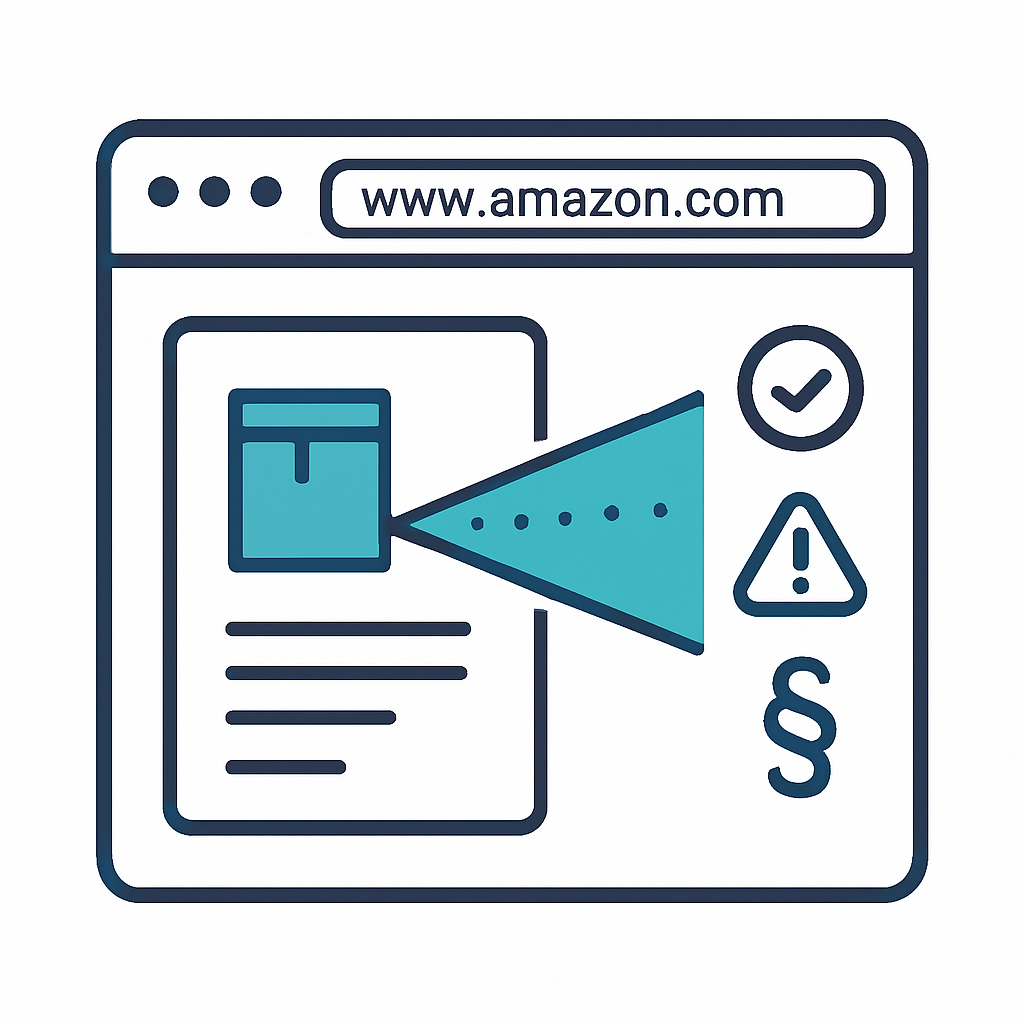 URL-Prüfung – Amazon-URL eingeben, Listing wird automatisch analysiert